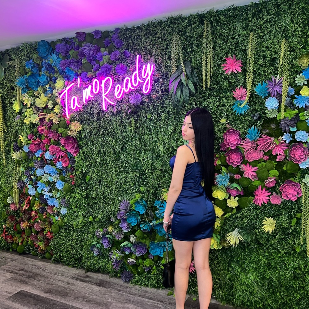 Oh Polly Midnight Blue Mini Dress